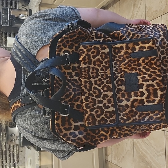 Christian Louboutin RARE! Leopard Print Backpack - Picture 14 of 17